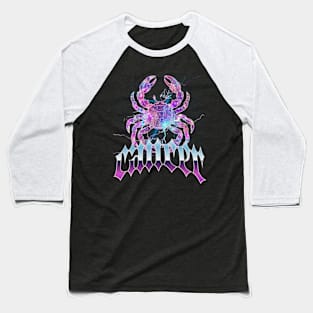 Retro Bootleg Cancer Rap Zodiac Sign Horoscope Astrology Baseball T-Shirt